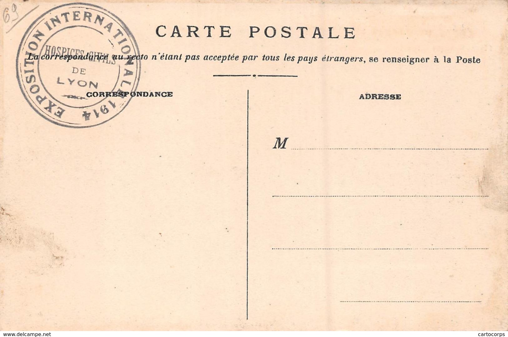 69 - Ecully - Collection - Aux Deux Orphelines - Propriété Tabard - Lingerie&nouveauté - 17 Rue Centrale - LYON - Otros & Sin Clasificación