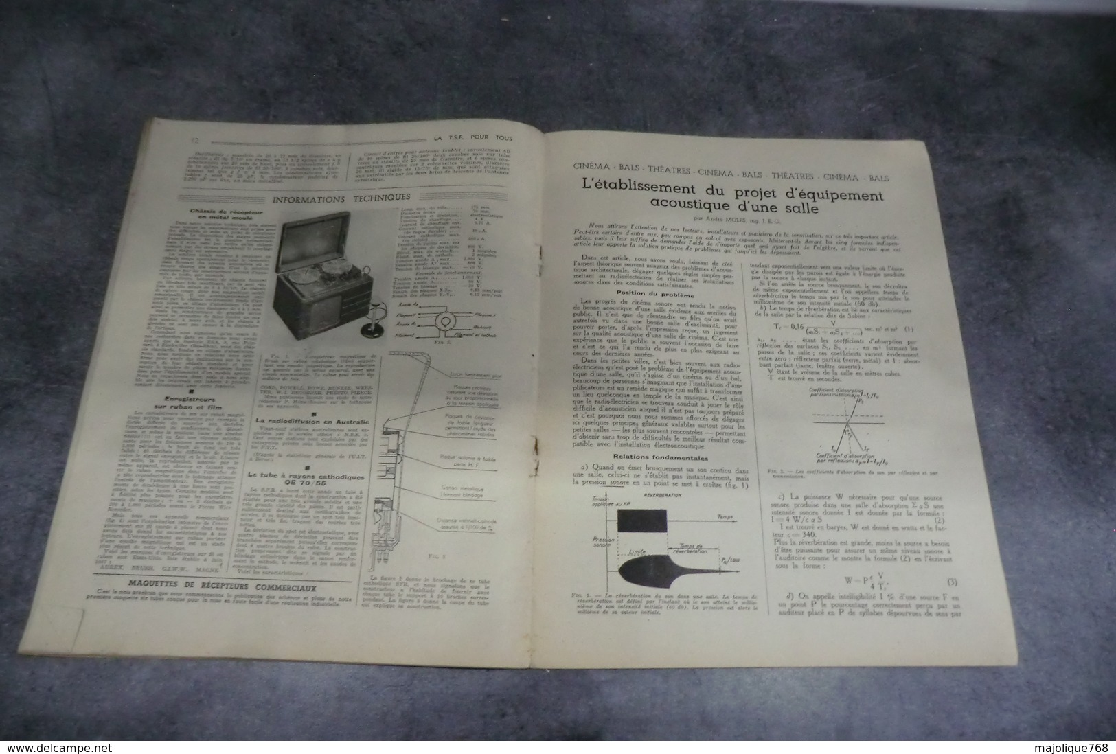 Revue - T.S.F Pour TOUS - Revue Mensuelle Des Professionnels De La Radio - N°231 De Janvier 1948 - - Literature & Schemes