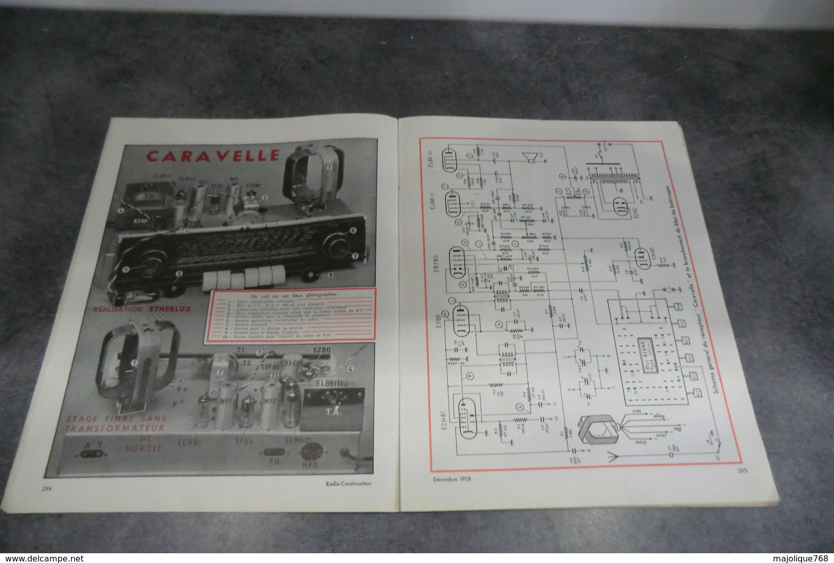 Revue - Radio TV Constructeur & Dépanneur N°144 De Décembre 1958 - - Littérature & Schémas