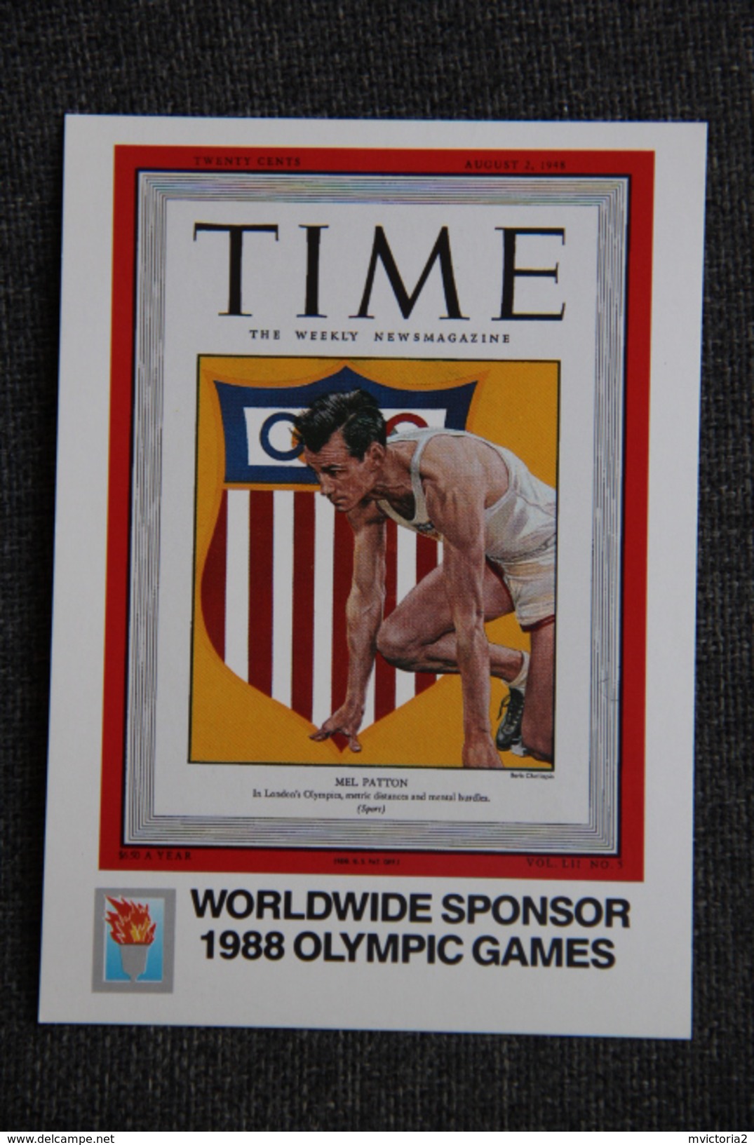 1988 OLYMPIC GAMES : MEL PATTON - Athlétisme