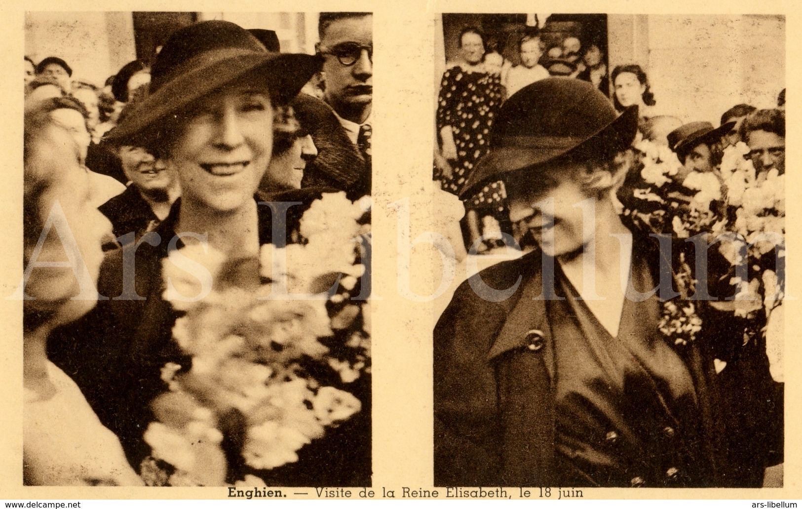 Postcard / ROYALTY / Belgique / België / Reine Elisabeth / Koningin Elisabeth / Enghien / 1940 - Edingen