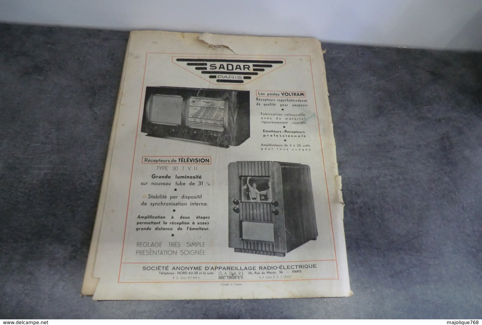 Revue - Radio Technicien N°19 - 1948 Organe Technique De La Radio Et De La Télévision - - Libros Y Esbozos