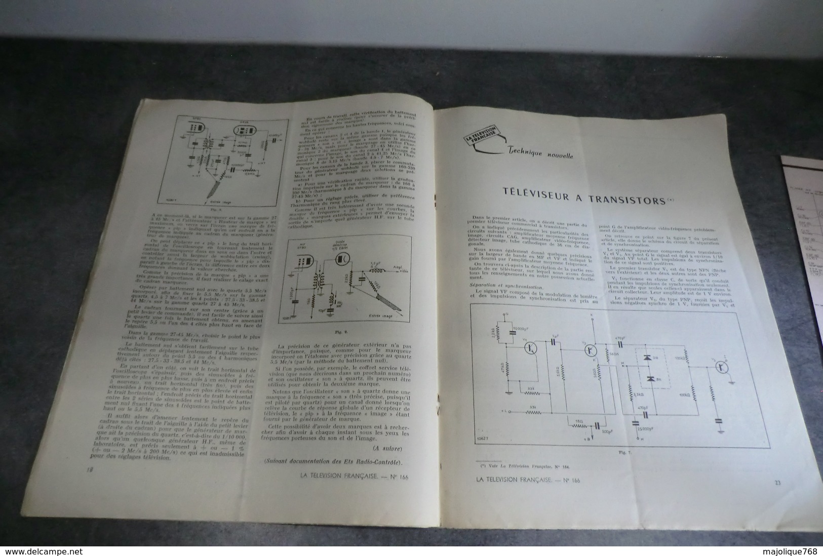 Revue - La Télévision Française - Mai ,1959 N°166 - Avec Le Supplément - Television