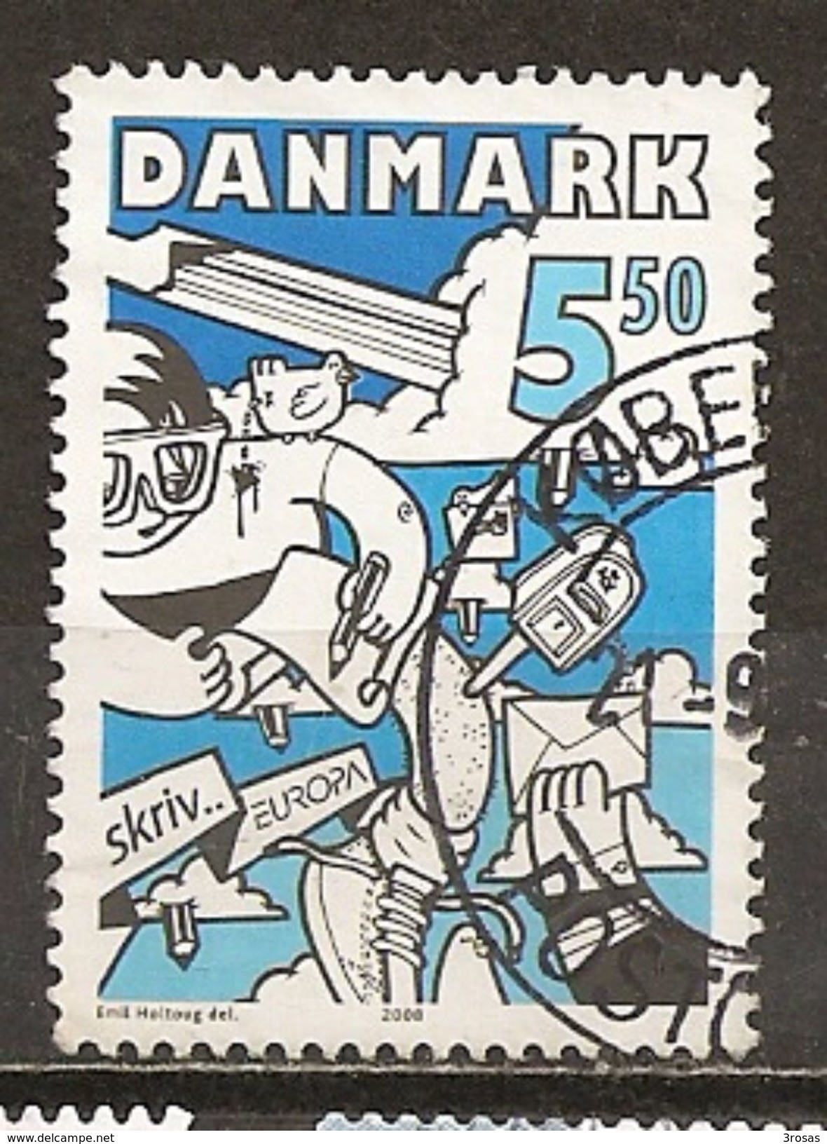 Danemark Denmark 2008 Europa Dessin Anime Cartoon Obl - Gebruikt