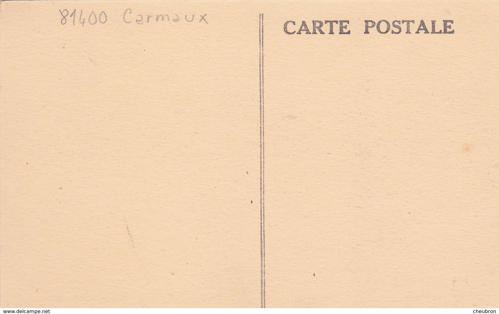 81. CARMAUX. CPA SEPIA PEU COURANTE. VUE GÉNÉRALE. - Carmaux