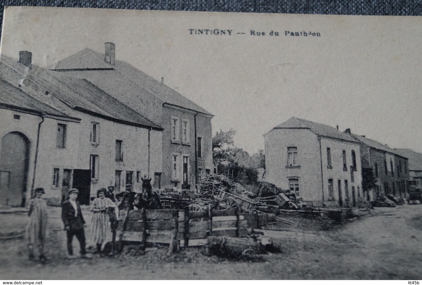 Tintigny,rue Du Panthéon,belle Carte Animée De 1926,RARE Ancienne Carte Pour Collection - Tintigny