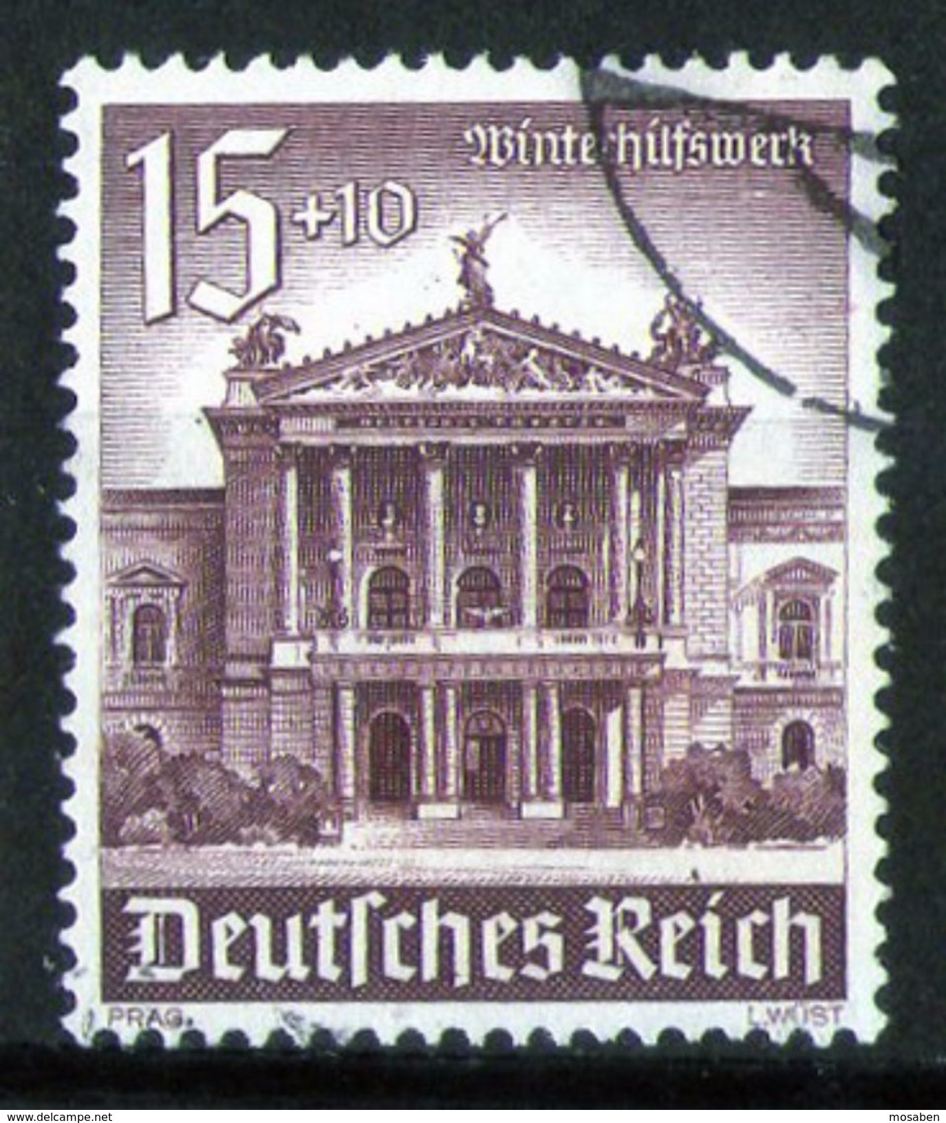 ALEMANIA REICH	-	Mi. 757	-	Yv. 681 -			N-10520 - Gebraucht