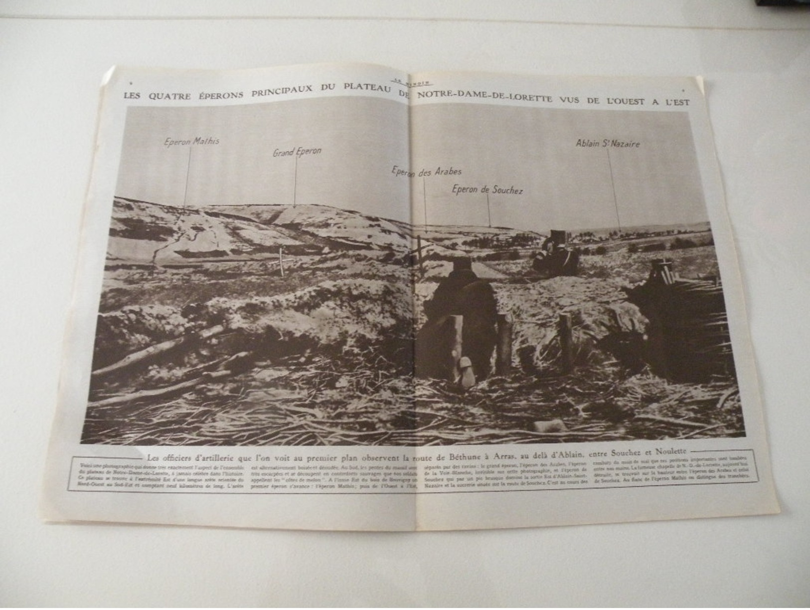 Le Miroir,la Guerre 1914/1918> Journal N°92 > 29/8/1915,Plateau De Notre Dame De Lorette,Église Louppy Le Château - L'Illustration