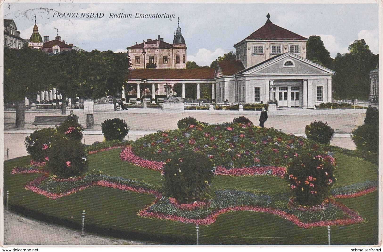 AK Franzensbad Frantiskovy Lazne Radium Emanatorium Kurhaus A Eger Cheb Trebendorf Treben Triesenhof Oed Egerland - Sudeten