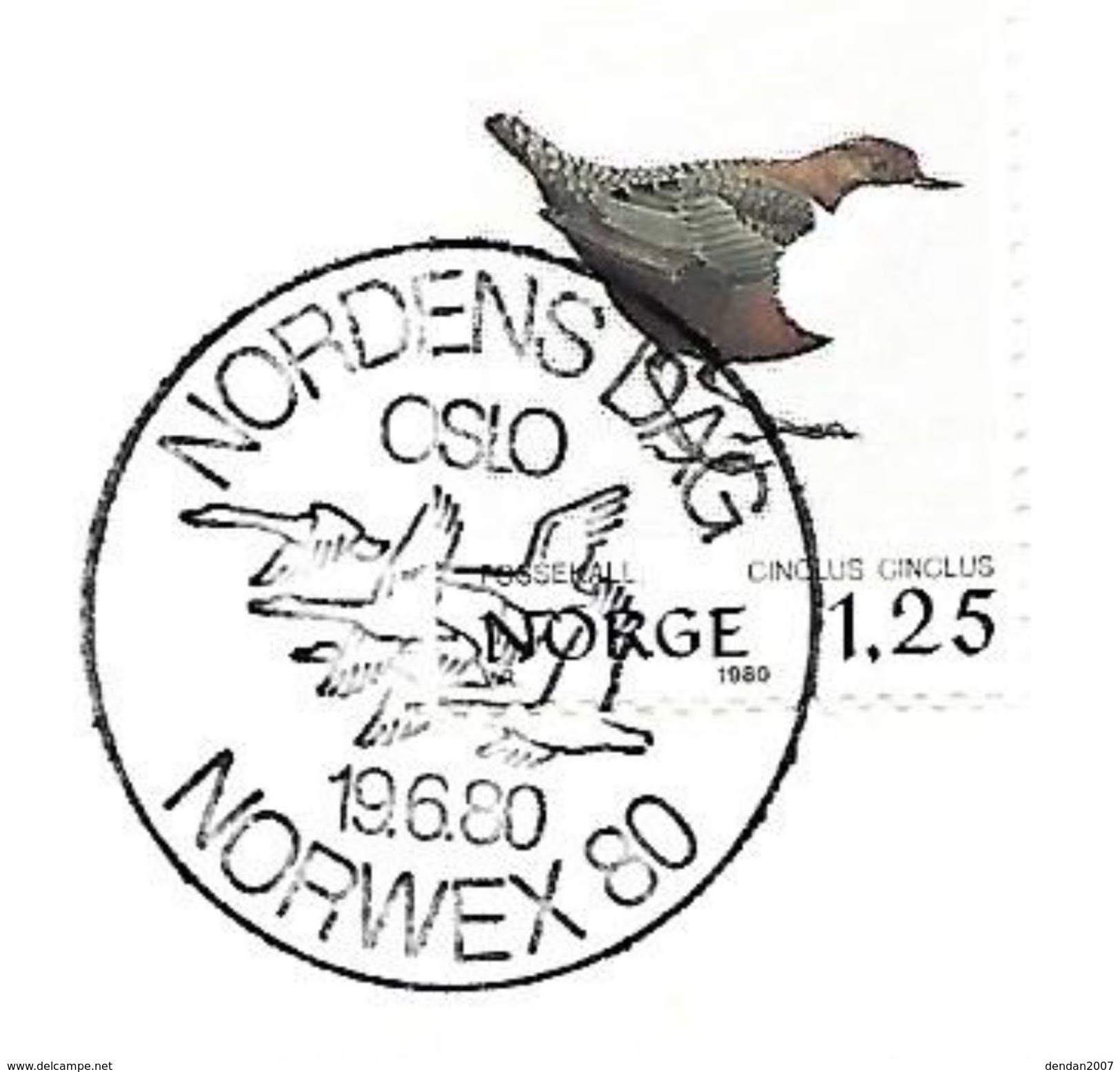Norway 1980 - Geese - Gänsevögel