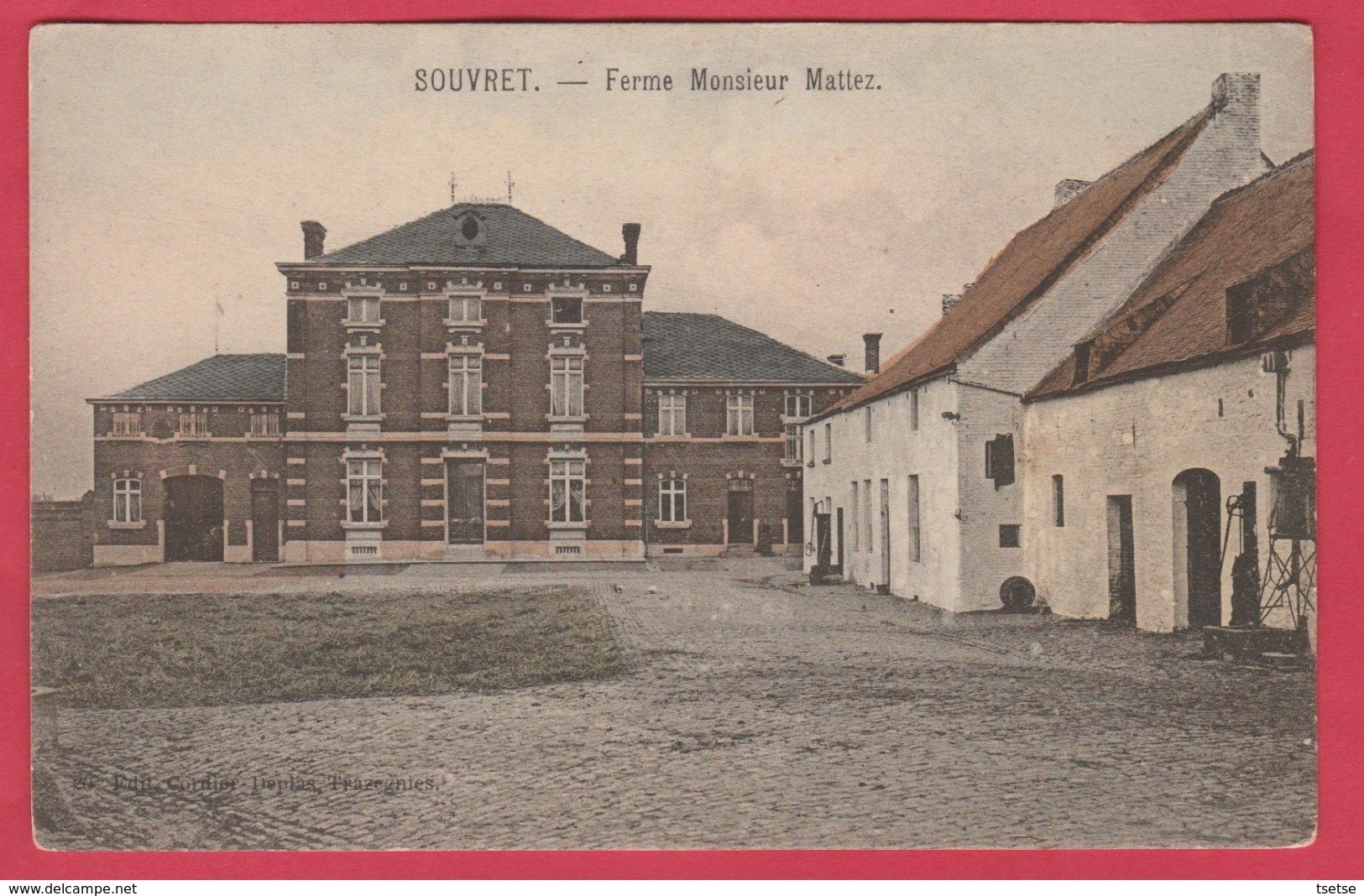 Souvret - Ferme Monsieur Mattez ( Voir Verso ) - Courcelles