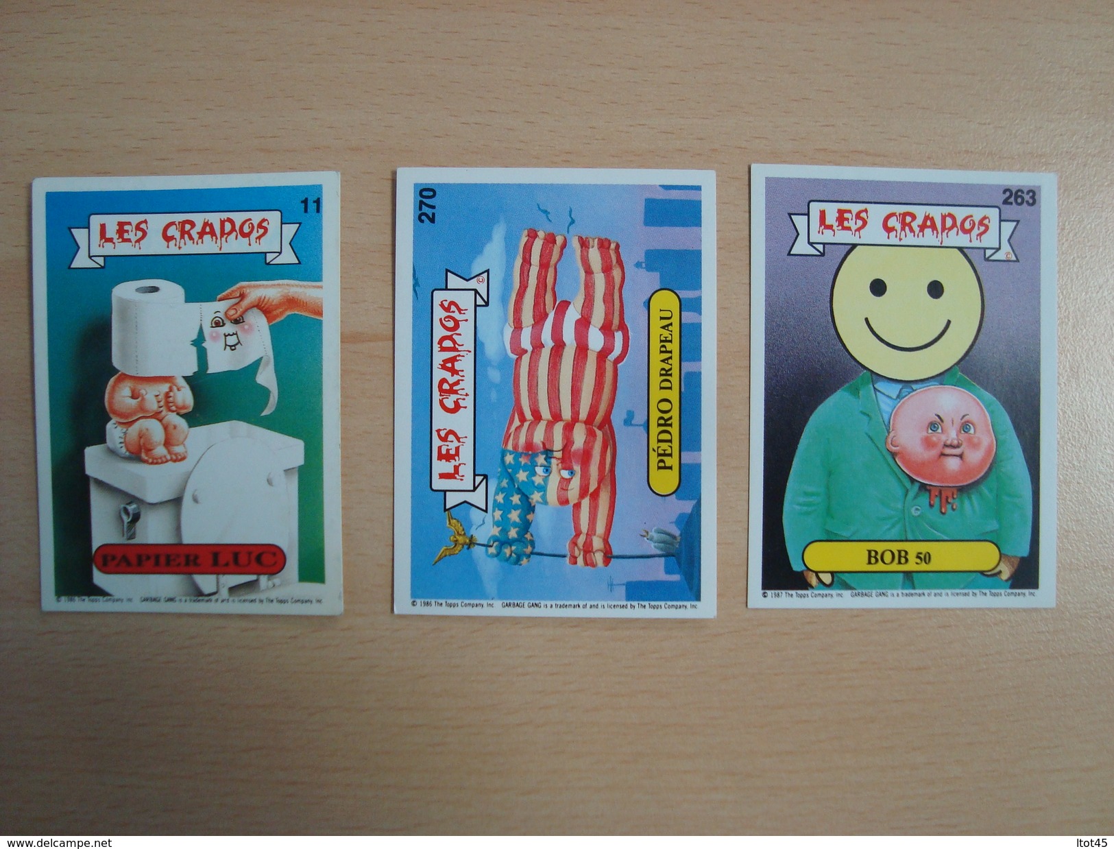 LOT DE 3 CARTES LES CRADOS 263/11/270 1985 - Other & Unclassified