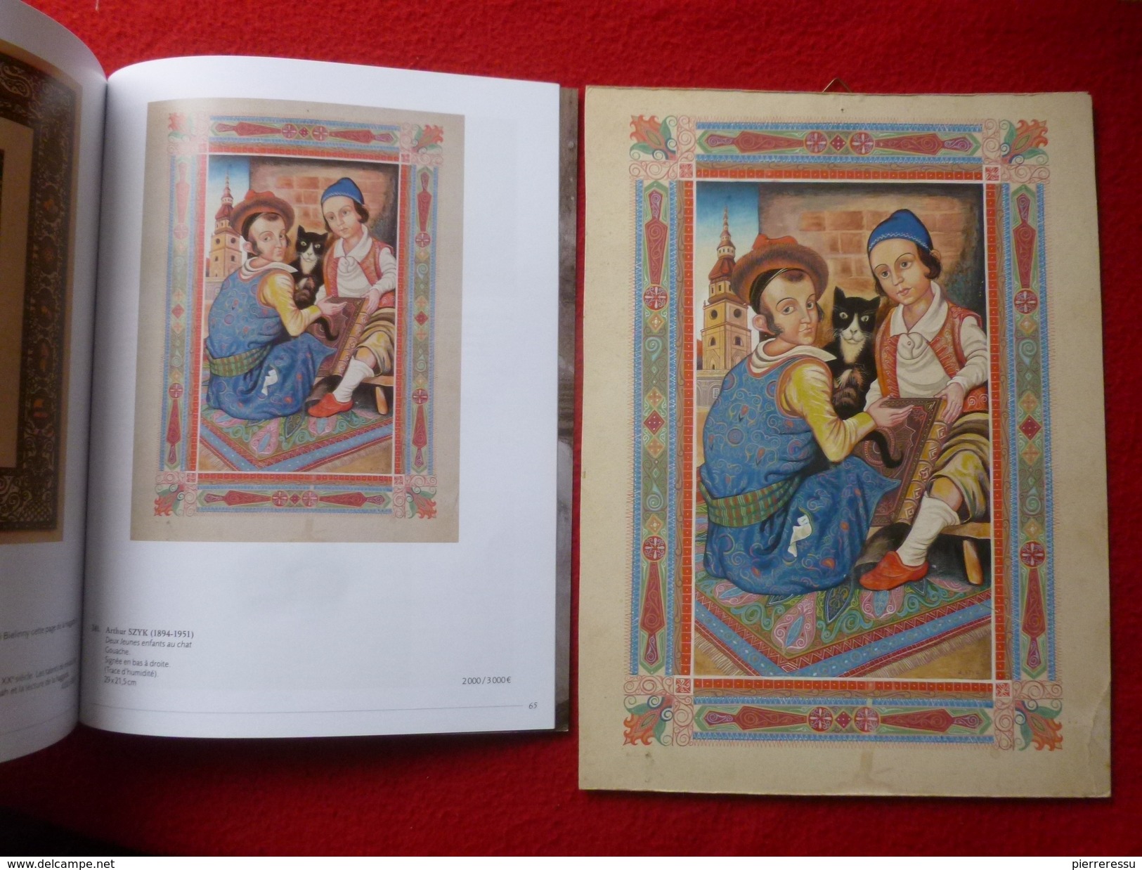 ARTHUR SZYK JUDAICA HAGGADA GOUACHE ORIGINALE - Gouaches