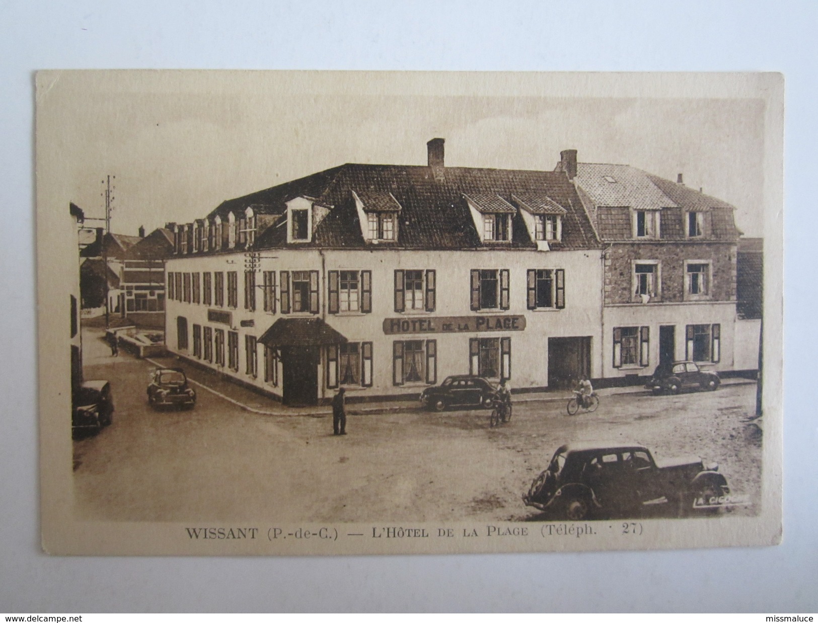 62 Pas De Calais Wissant L(hôtel De La Plage - Wissant