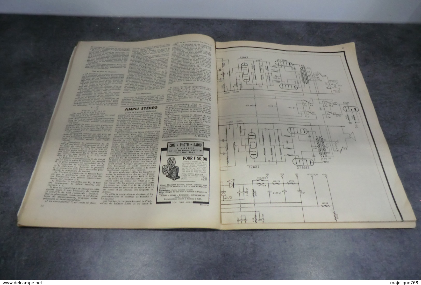 Revue - Radio Plans Au Service De L'amateur De Radio-TV Et Electronique N°195 Janvier 1964 - - Literature & Schemes