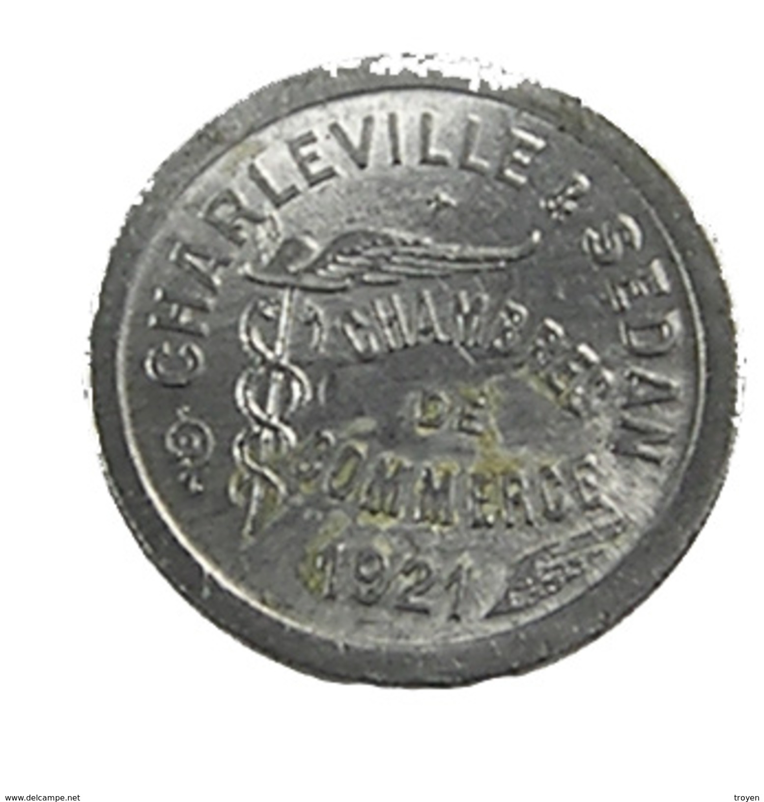 Charleville-Sedan - Ardennes - 5 Centimes De La Chambre De Commerce - Alu - TTB - - Monétaires / De Nécessité