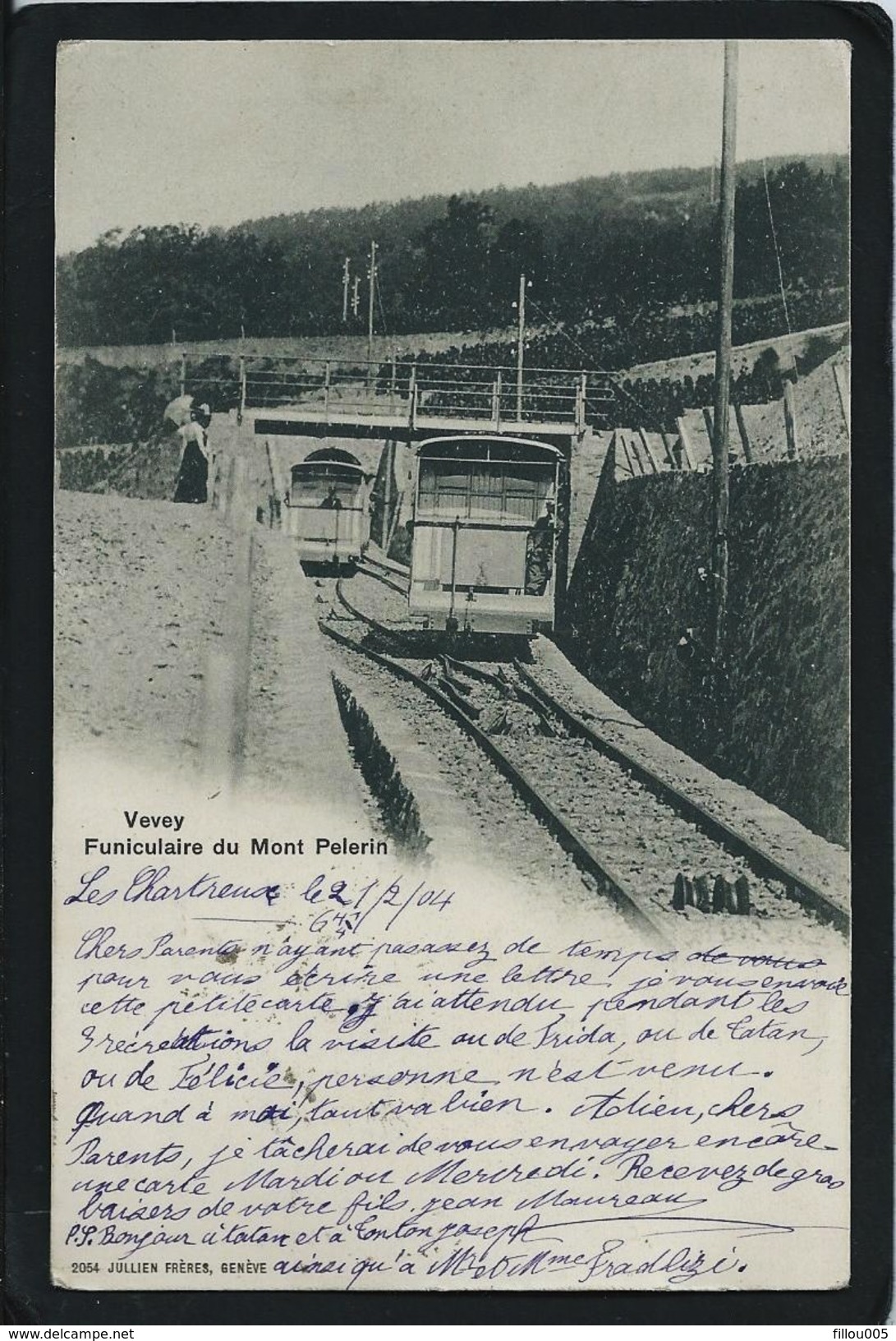 SUISSE...VEVEY. LE FUNICULAIRE DU MONT PELLERIN.....CANTON DE VAUD...C2340 - Vevey