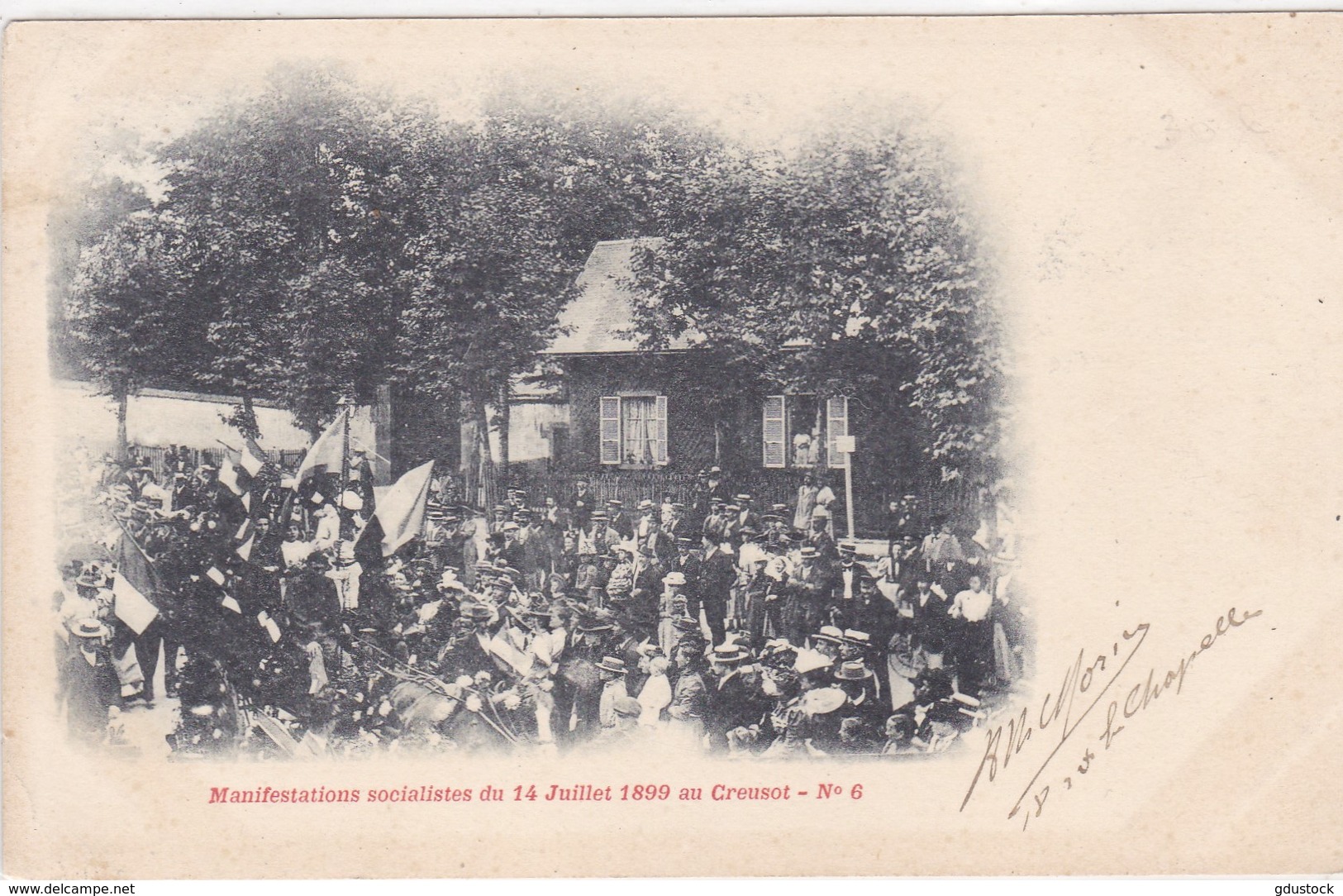 Saône-et-Loire - Manifestations Socialistes Du 14 Juillet 1899 Au Creusot - Le Creusot
