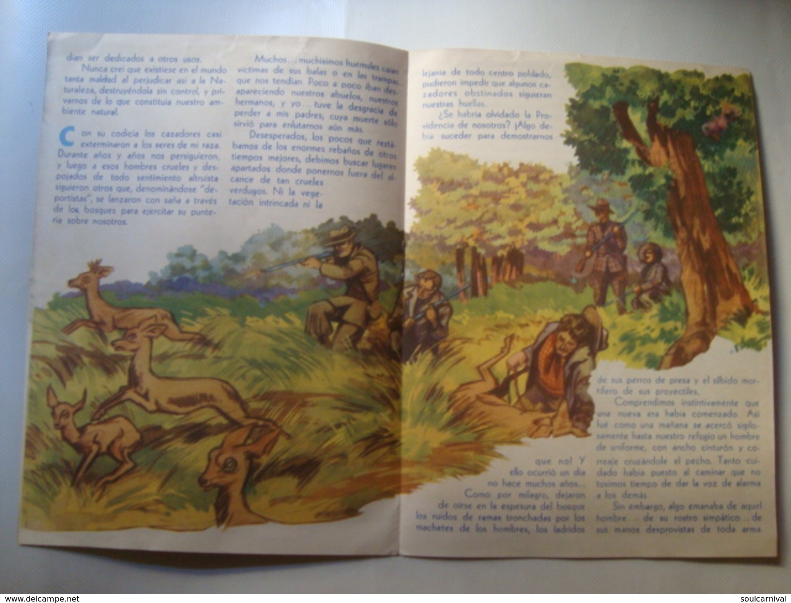 PUYEL. HISTORIA DE UN HUEMUL - ARGENTINA, DIRECCION DE TURISMO Y PARQUES, 1950 APROX. BY PIERRE FOSSEY. - Kinder- Und Jugendbücher