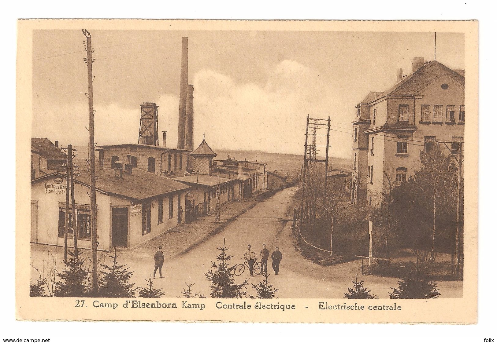 Elsenborn - Camp D'Elsenborn - Centrale électrique - éd. Marx & Niessen - Elsenborn (Kamp)