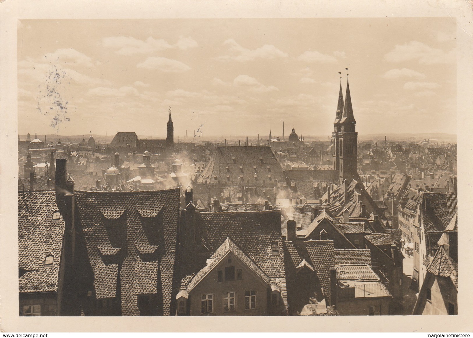 Allemagne - Bavière - Nürnberg. Nüremberg. Die Stadt Der Reichsparteitage. 1938 - Oblitérés