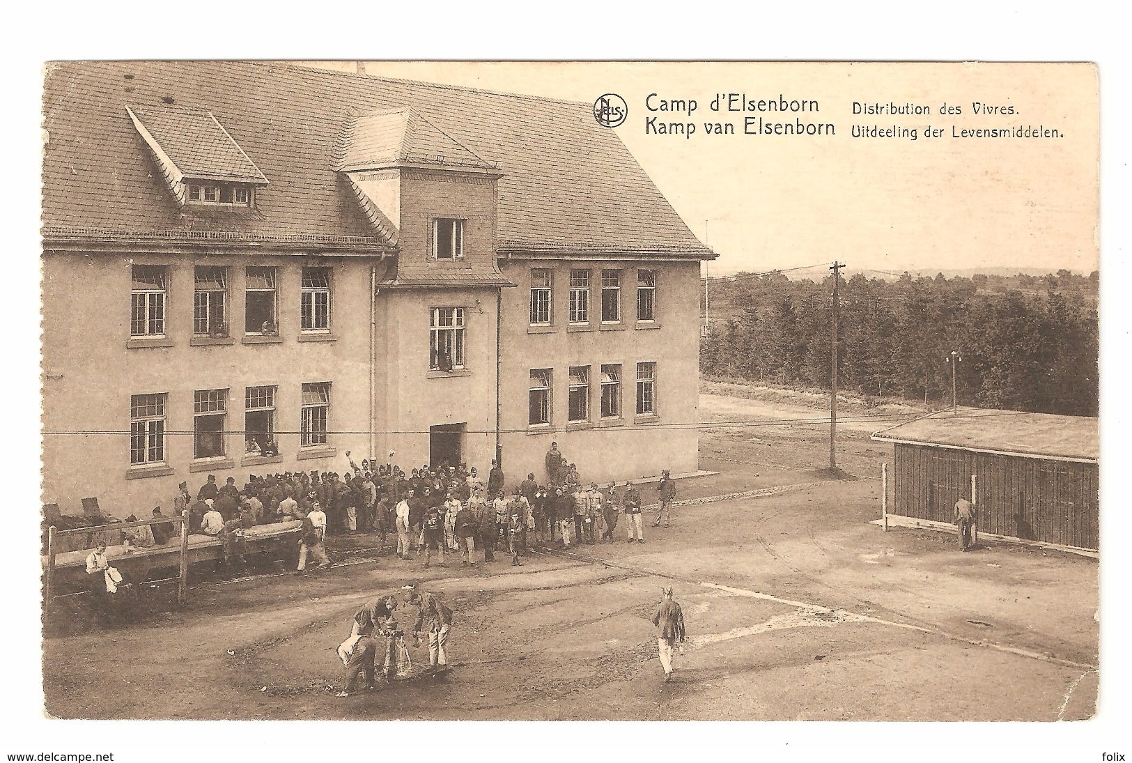 Elsenborn - Camp D'Elsenborn - Distribution Des Vivres / Uitdeeling Der Levensmiddelen - 1922 - Très Animée - Elsenborn (Kamp)