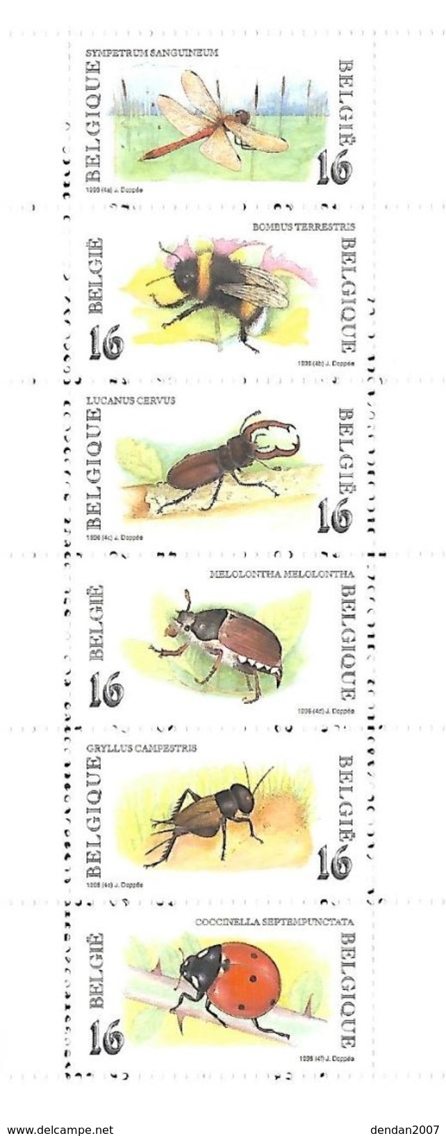 Belgium - Complete Booklet - 1996 - Bienen