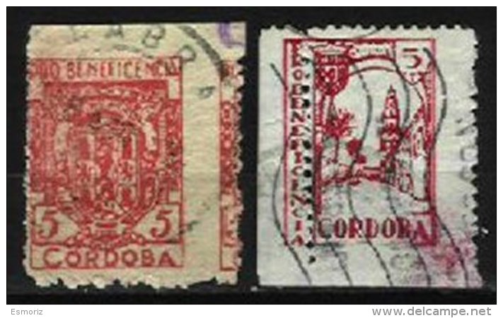 SPAIN, CORDOBA, Gv 237, B213, Used, F/VF - Nationalist Issues