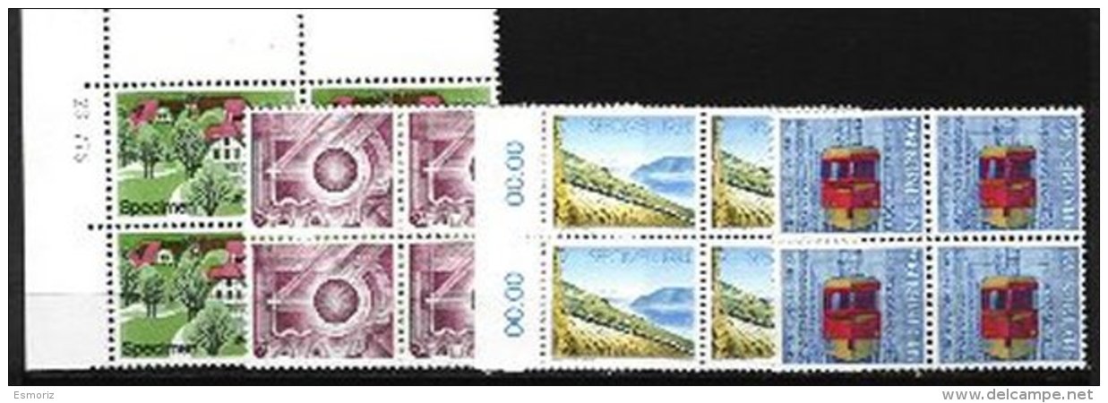 SWITZERLAND, ** MNH, F/VF - Errors & Oddities