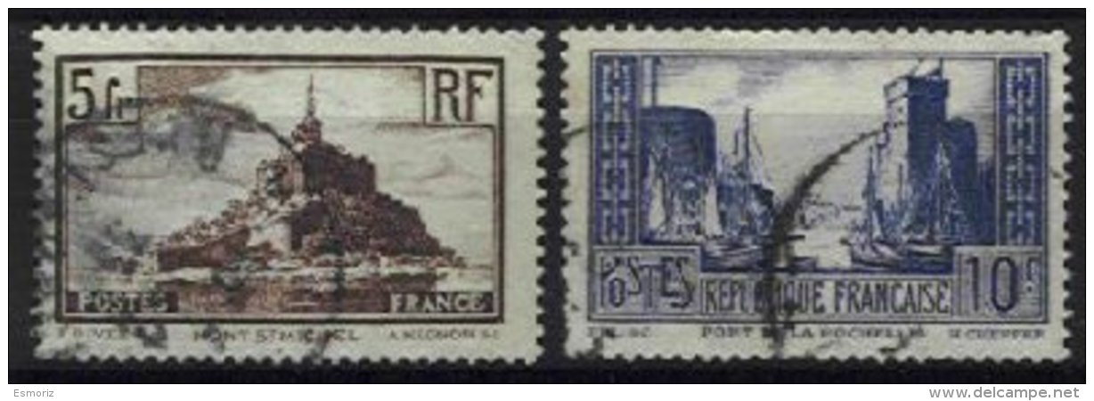 FRANCE, Yv 260/1, Used, F/VF, Cat. &euro; 9,00 - Oblitérés