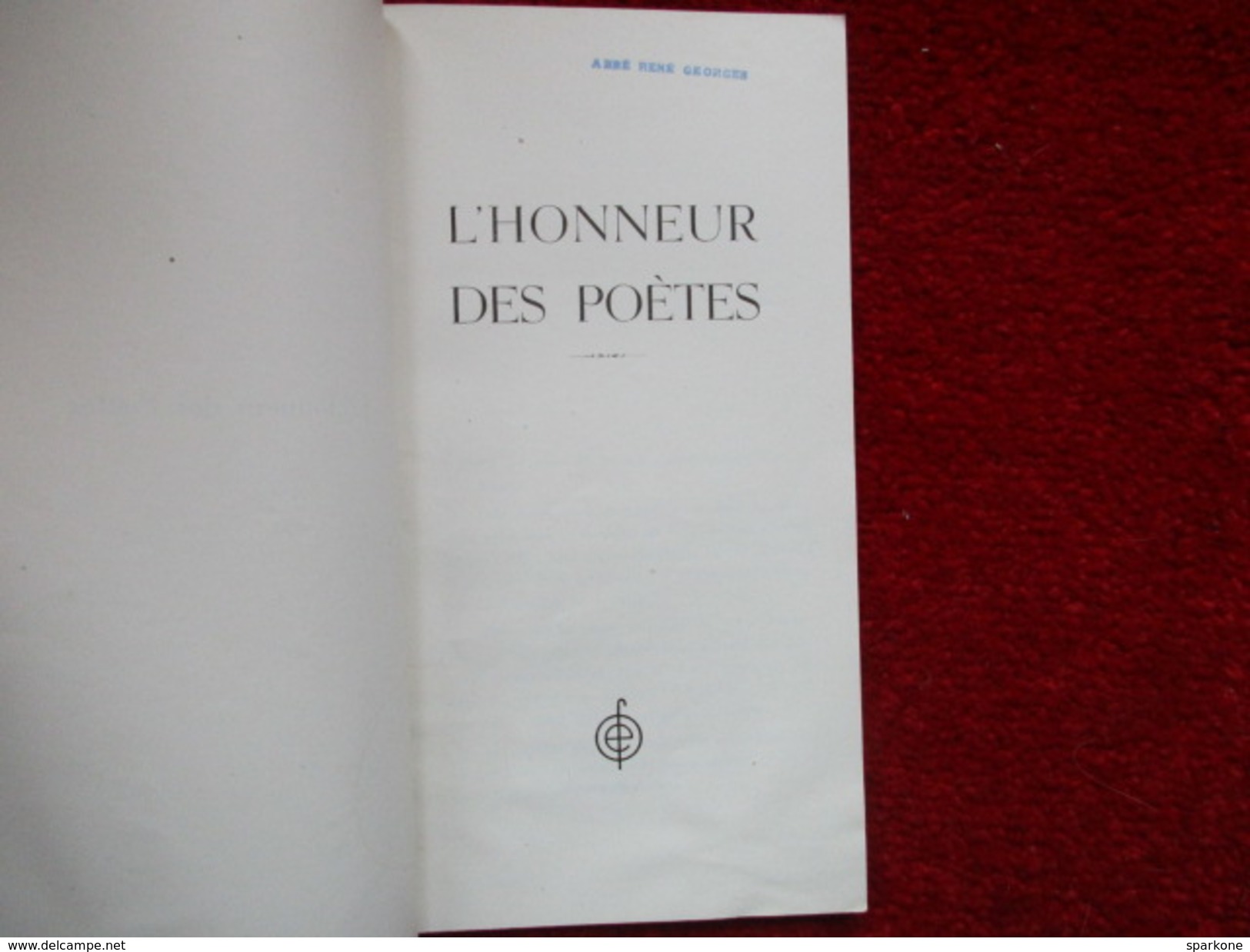 L'honneur Des Poètes / De 1944 - Autres & Non Classés