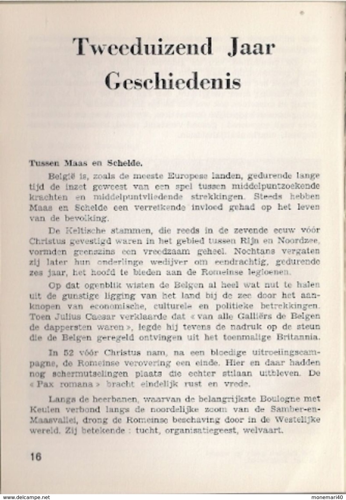 BELGIE IN HET HART VAN EUROPA (1964) - Historia