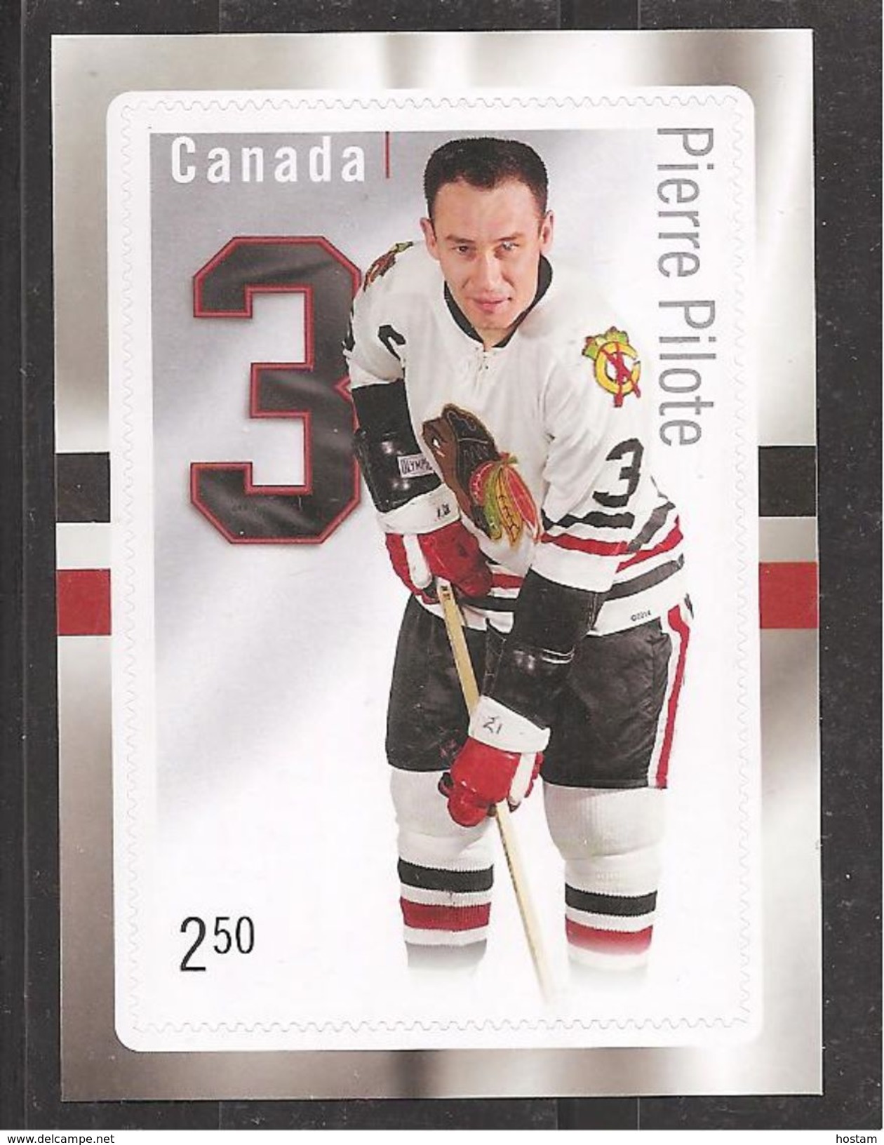 CANADA , 2014, #2792 , ORIGINAL SIX: PIERRE PILOTE,   SS, Mnh - Blocks & Sheetlets