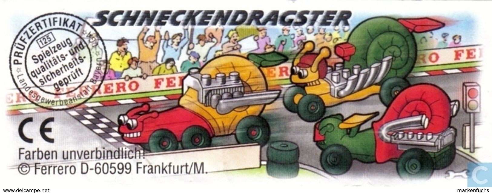 Schneckendragster 1998 / Eddy + BPZ - Ü-Ei