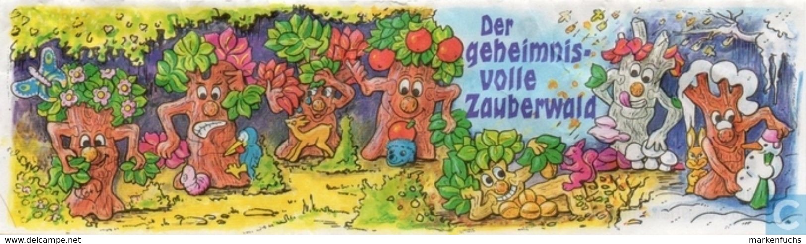 Der Geheimnisvolle Zauberwald / Baum Mit Eichhörnchen + BPZ - Ü-Ei