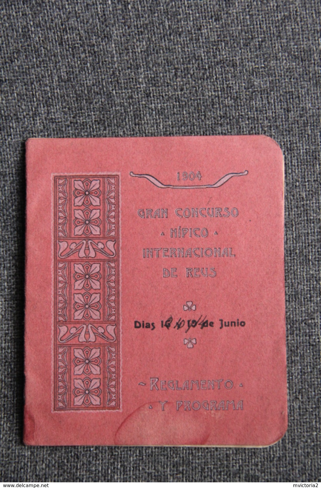 REUS - 1904, GRAN CONCURSO HIPICO INTERNACIONAL. - Autres & Non Classés