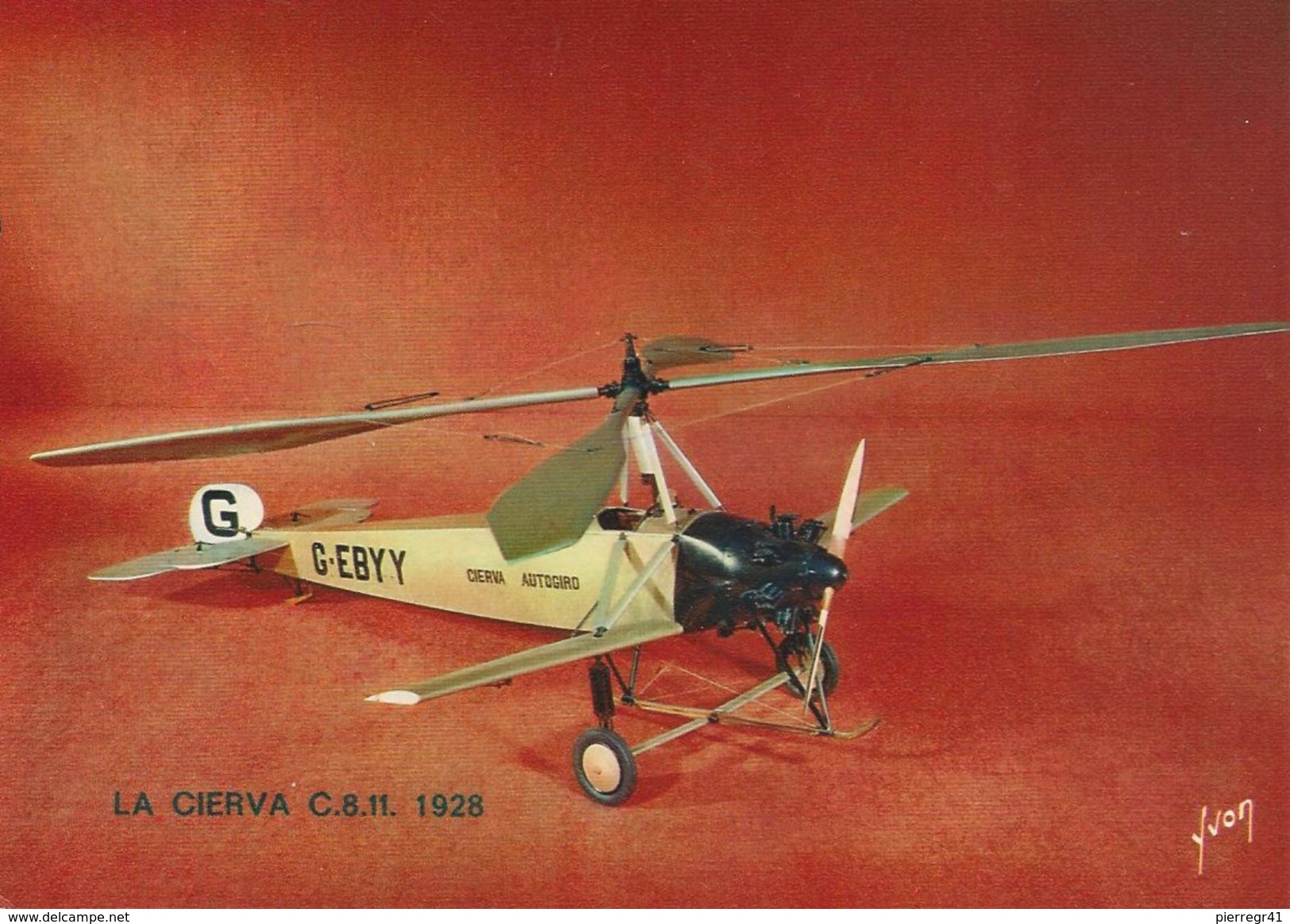 CPM-1970-COLLECTIONS MUSEE De L AIR-Modele Réduit 1/10-N°34-Le CIERVA C 8.11 1928-TBE - 1946-....: Moderne