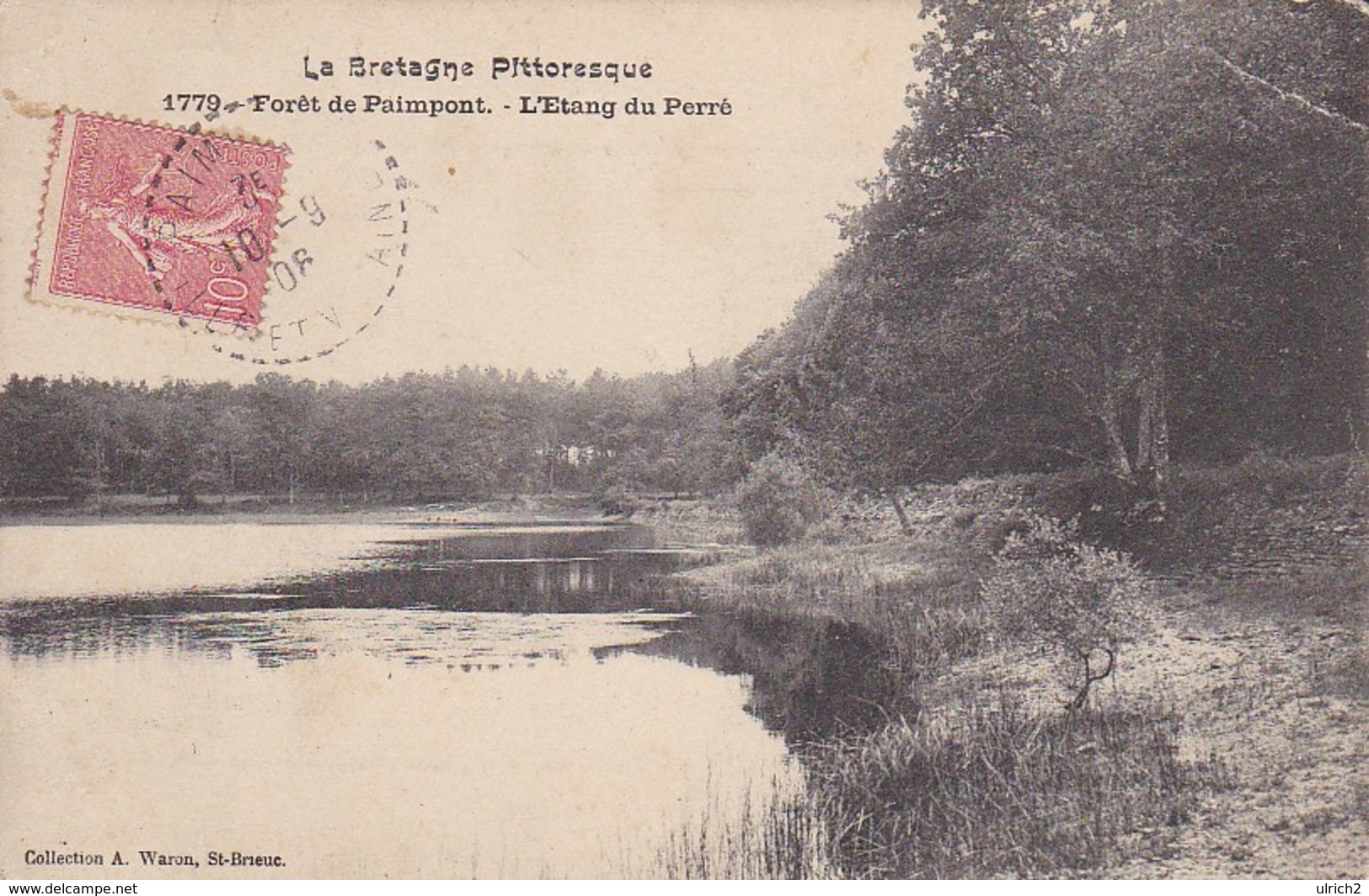 CPA Forêt De Paimpont - L'Étang Du Perré - 1908 (30460) - Paimpont