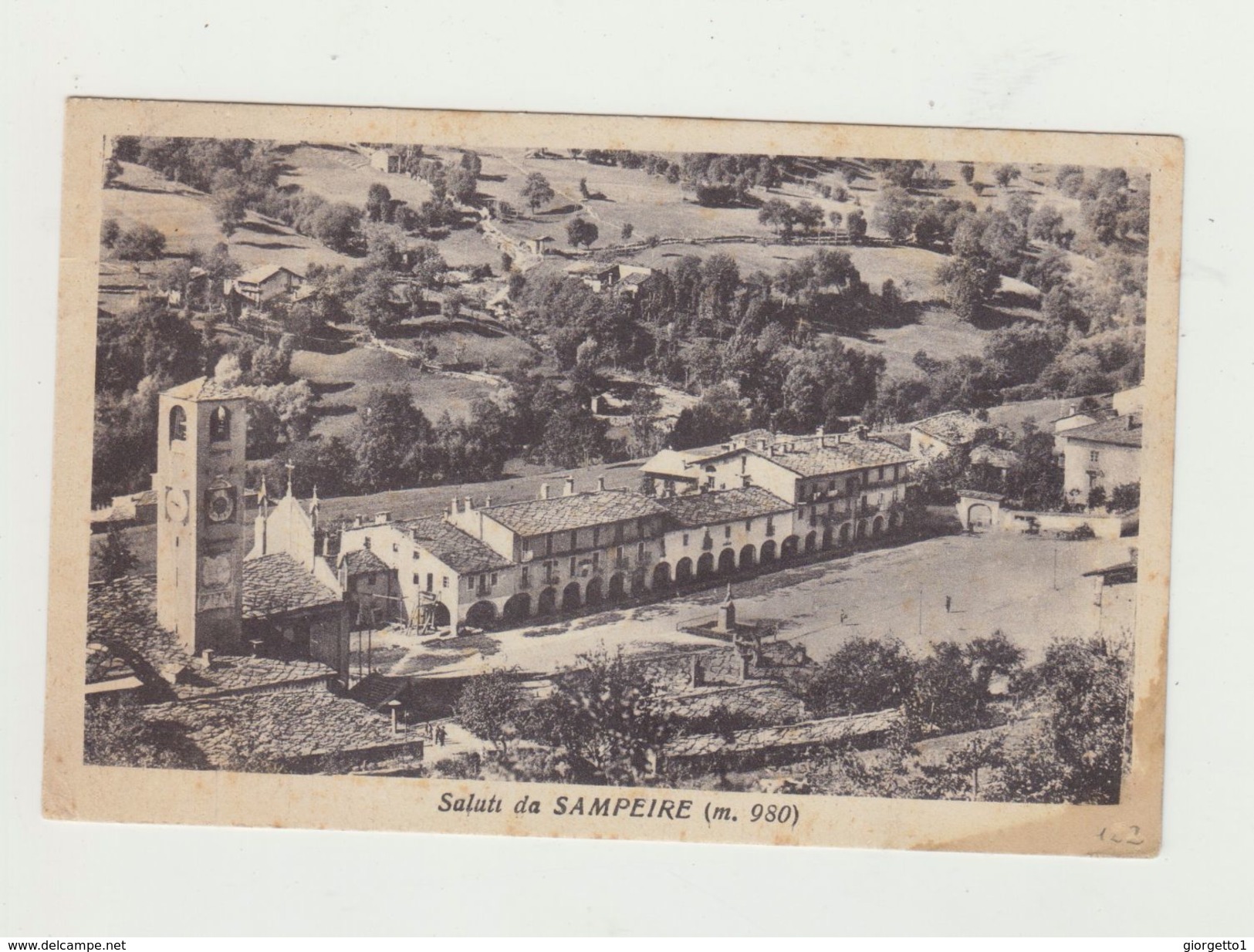 SAMPEIRE (CUNEO) VIAGGIATA 1947 - ITALY POSTCARD - Cuneo