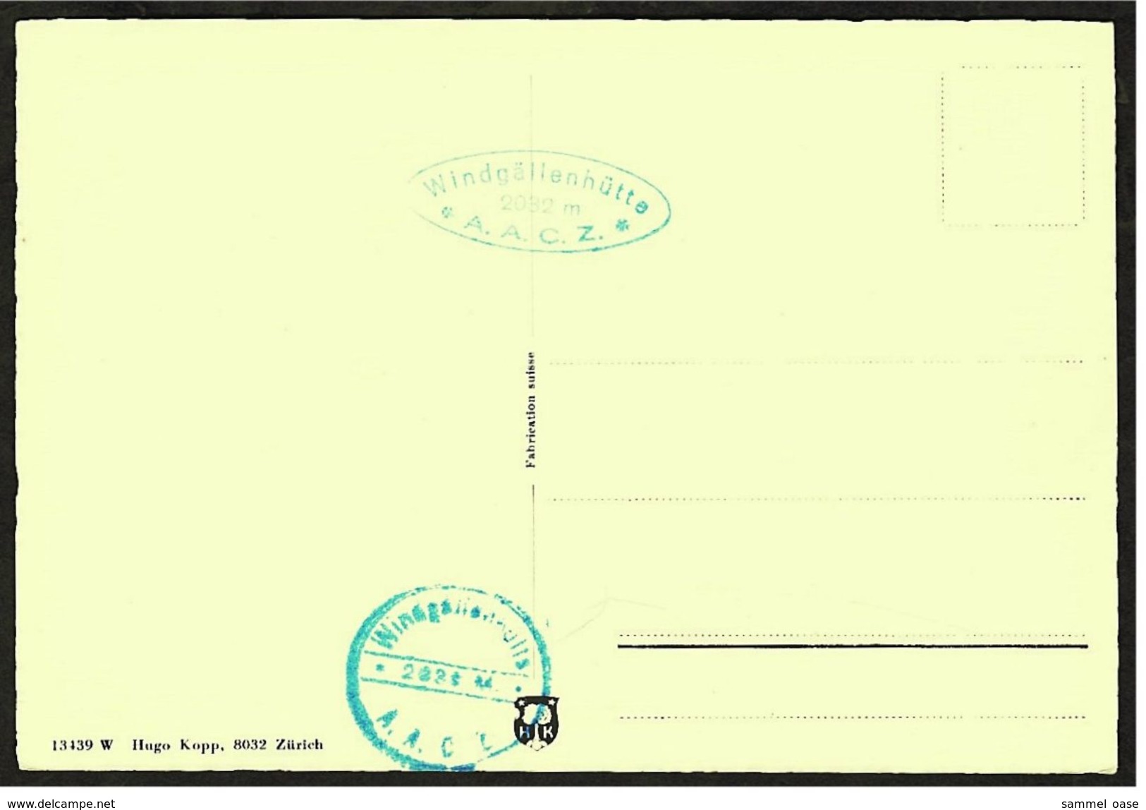 Windgällenhütte B. Unterschächen Im Maderanertal Mit Wildgälle  -  Ansichtskarte Ca. 1970    (7516) - Unterschächen