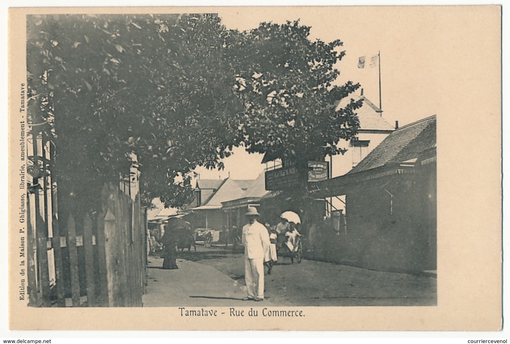 CPA - TAMATAVE (Madagascar) - Rue Du Commerce - Madagascar