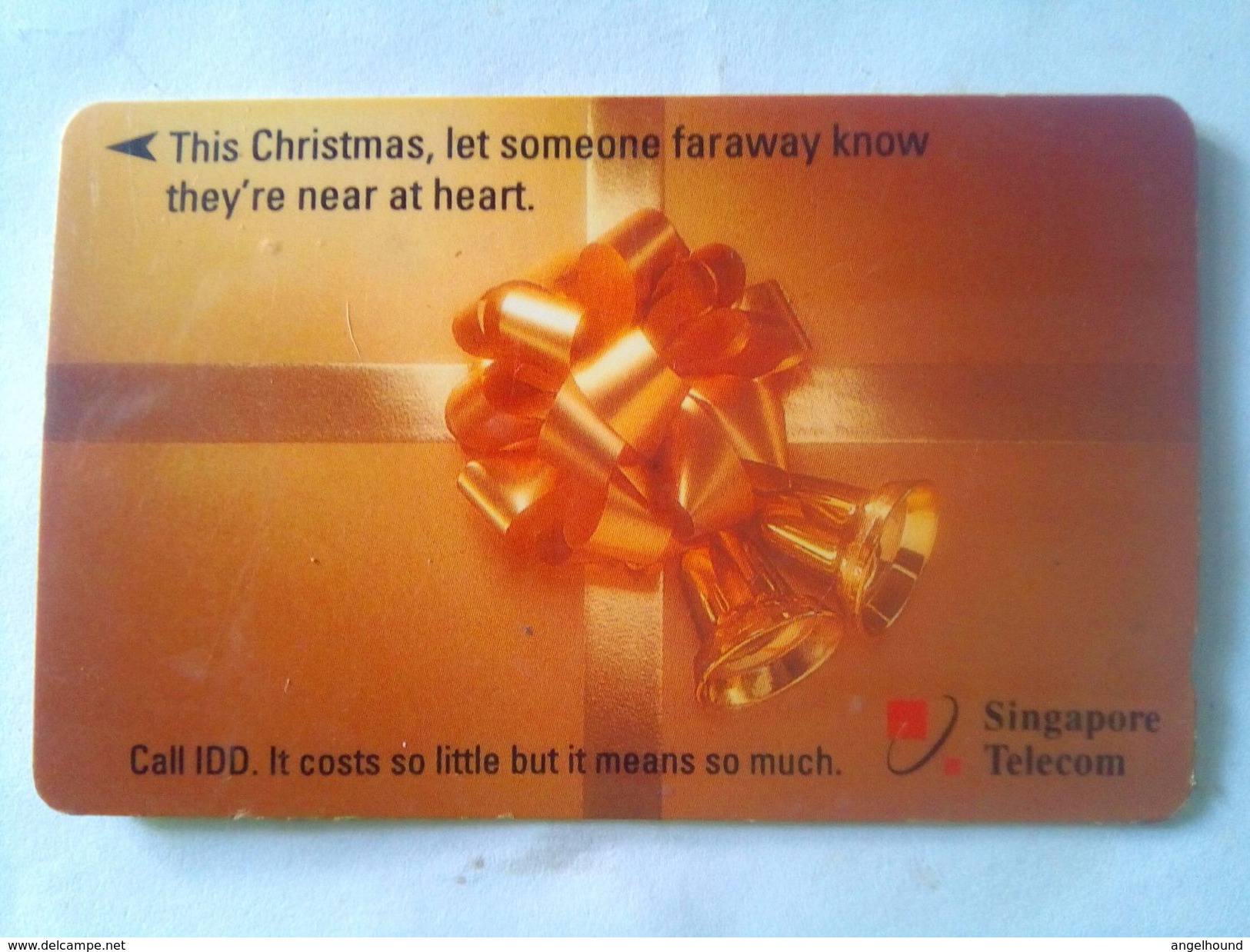 Singapore Phonecard 5SIDA Christmas $3 - Noel