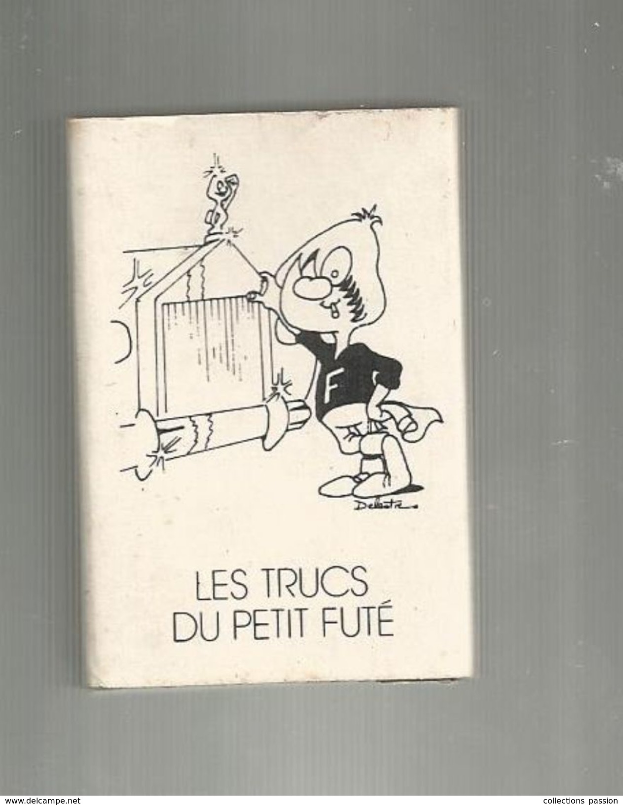 Tabac , Boite D'ALLUMETTES, 2 Scans, LES TRUCS DU PETIT FUTE , Illustrateur : Philippe DELESTRE, N° 11 - Luciferdozen