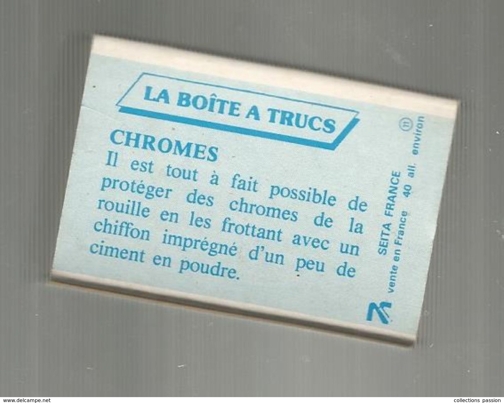 Tabac , Boite D'ALLUMETTES, 2 Scans, LES TRUCS DU PETIT FUTE , Illustrateur : Philippe DELESTRE, N° 11 - Matchboxes