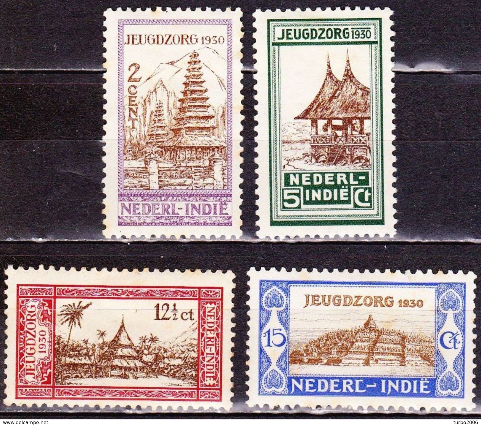 Ned. Indië: 1930 Jeugdzorg Ongestempelde Serie NVPH 167 / 170 - Netherlands Indies