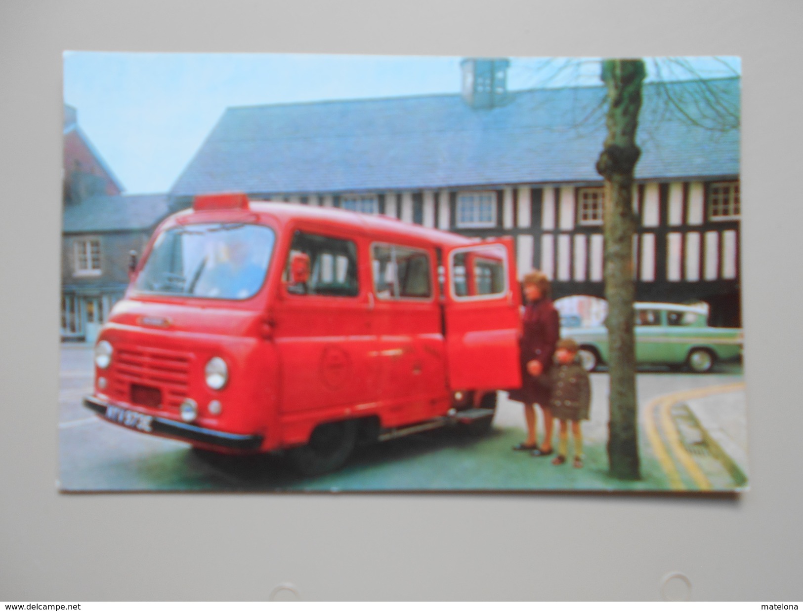 PAYS DE GALLES MONTGOMERYSHIRE POSTAL MINI-BUS LLANIDLOES POWYS - Montgomeryshire