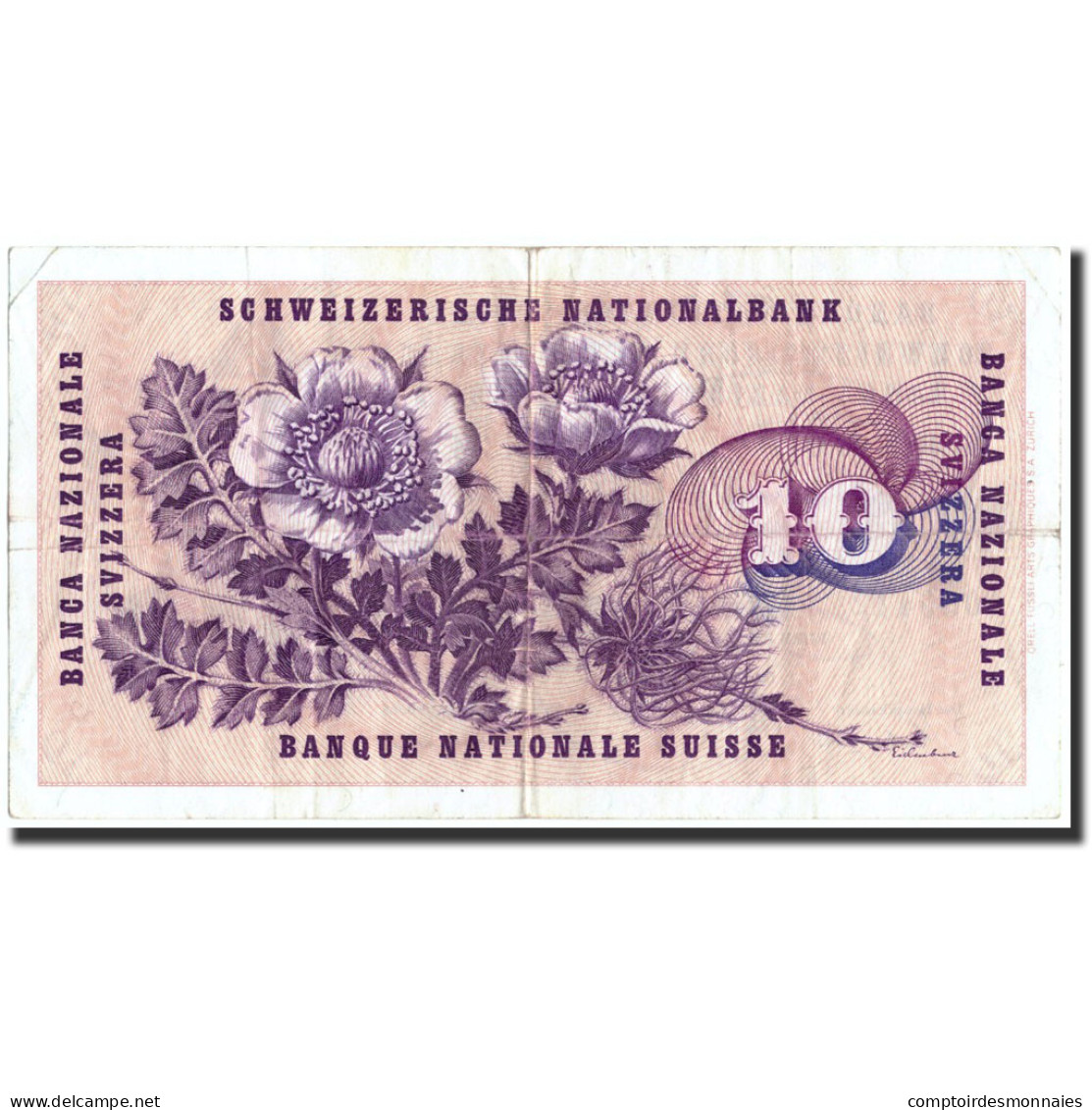 Billet, Suisse, 10 Franken, 1974, 1974-02-07, KM:45t, TTB - Suiza