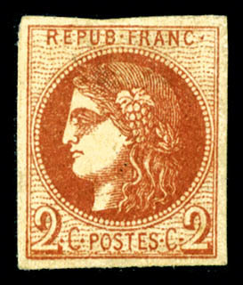 * N°40Ba, 2c Rouge-brique, Jolie Couleur, TB (signé Brun/Calves/certificat)  Cote: 1300 Euros  Qualité: * - 1870 Emission De Bordeaux