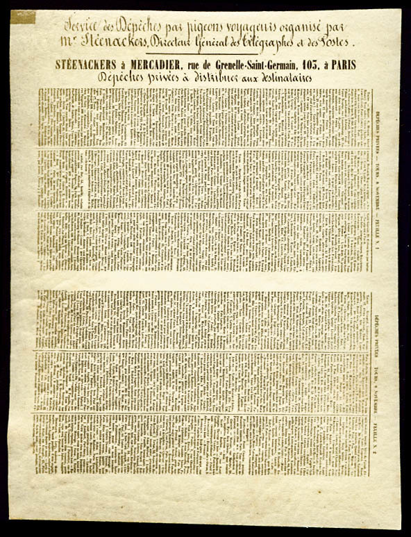 (*) Depêche Privée N°1 Et 2 Sur Papier Photo,TB    Qualité: (*) - Guerre De 1870