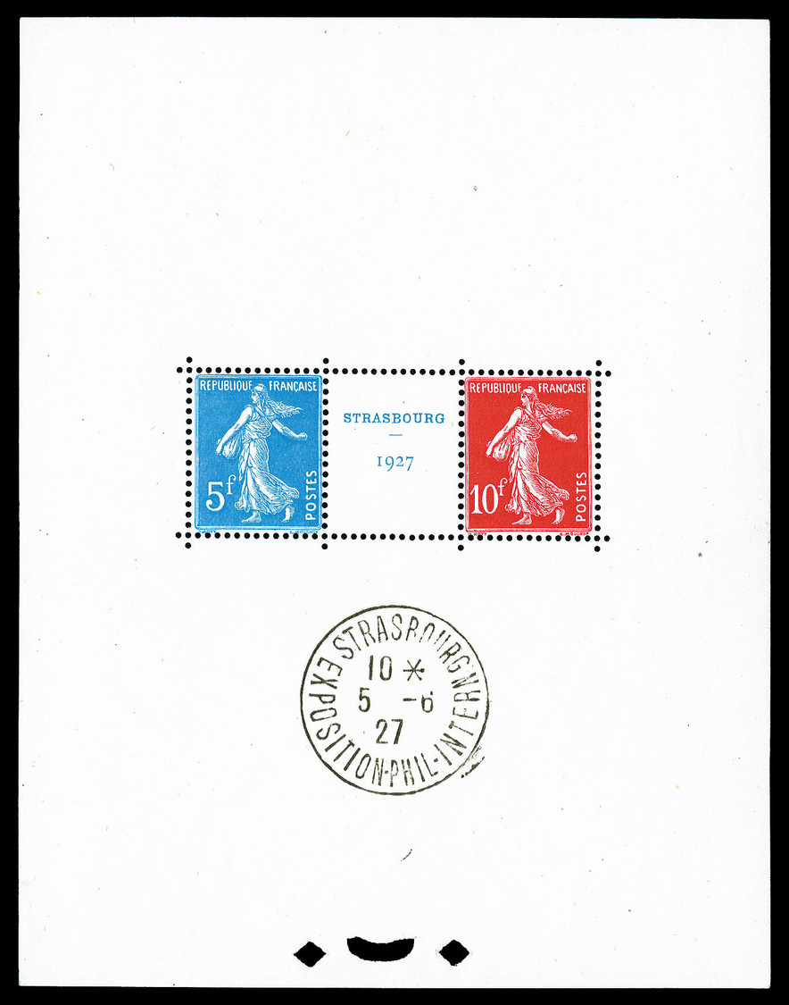 ** N°2a, Exposition Philatélique De Strasbourg Avec Cachet Témoin De L'exposition Hors Timbres, Infime Point De Gomme, G - Neufs